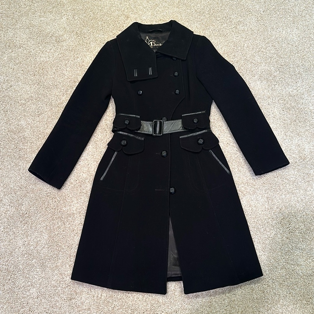 Mackage Black Pea Coat